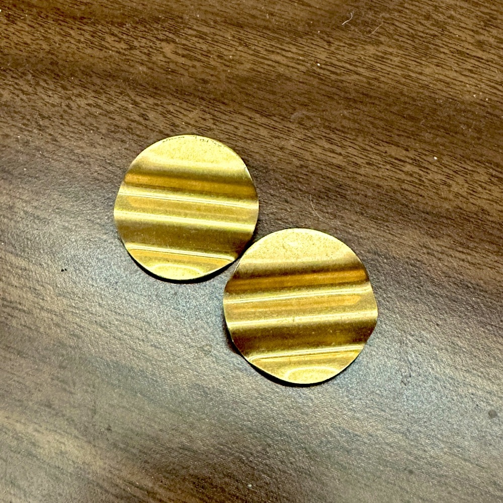 Madewell Waves Disc Earrings